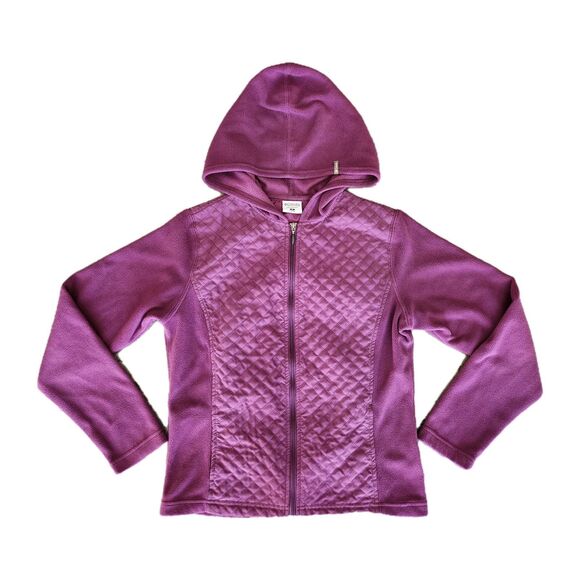 Columbia Sweater Womens S‎ Full Zip Quilted Gorpcore Granola Girl Outdoors Hiker - Picture 1 of 10